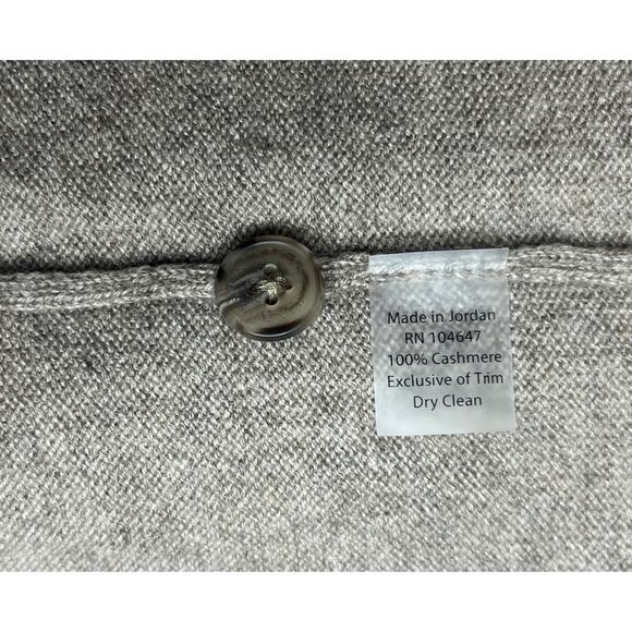 1-13 FORTE CASHMERE Men's Sweater Button Henley Light Brown Size XL - Picture 10 of 11
